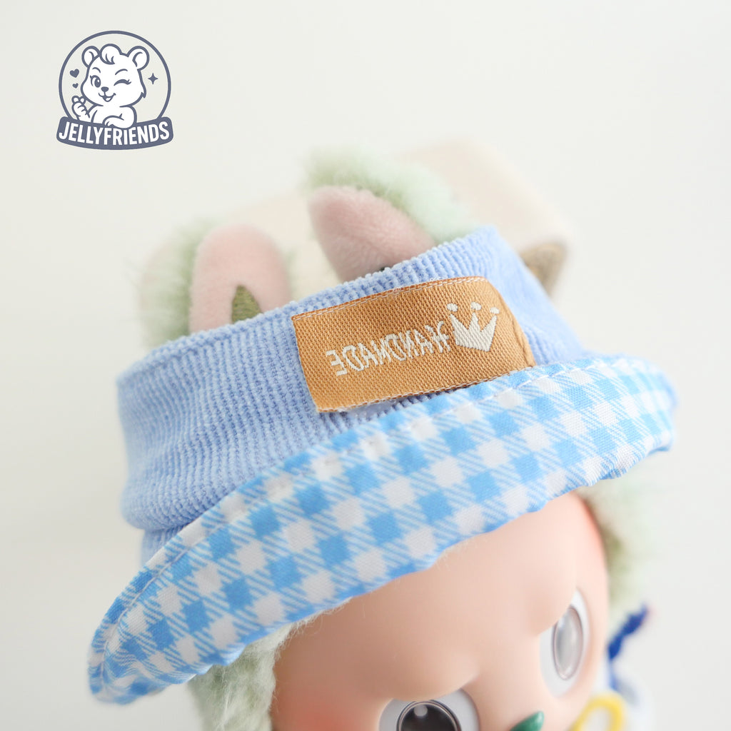 Blue Monster Overall Set for Labubu