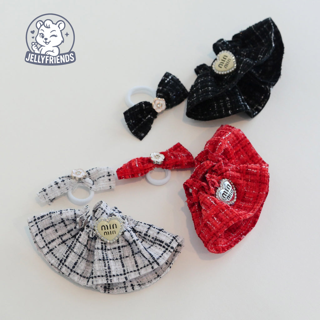 Tweed Dress for Labubu