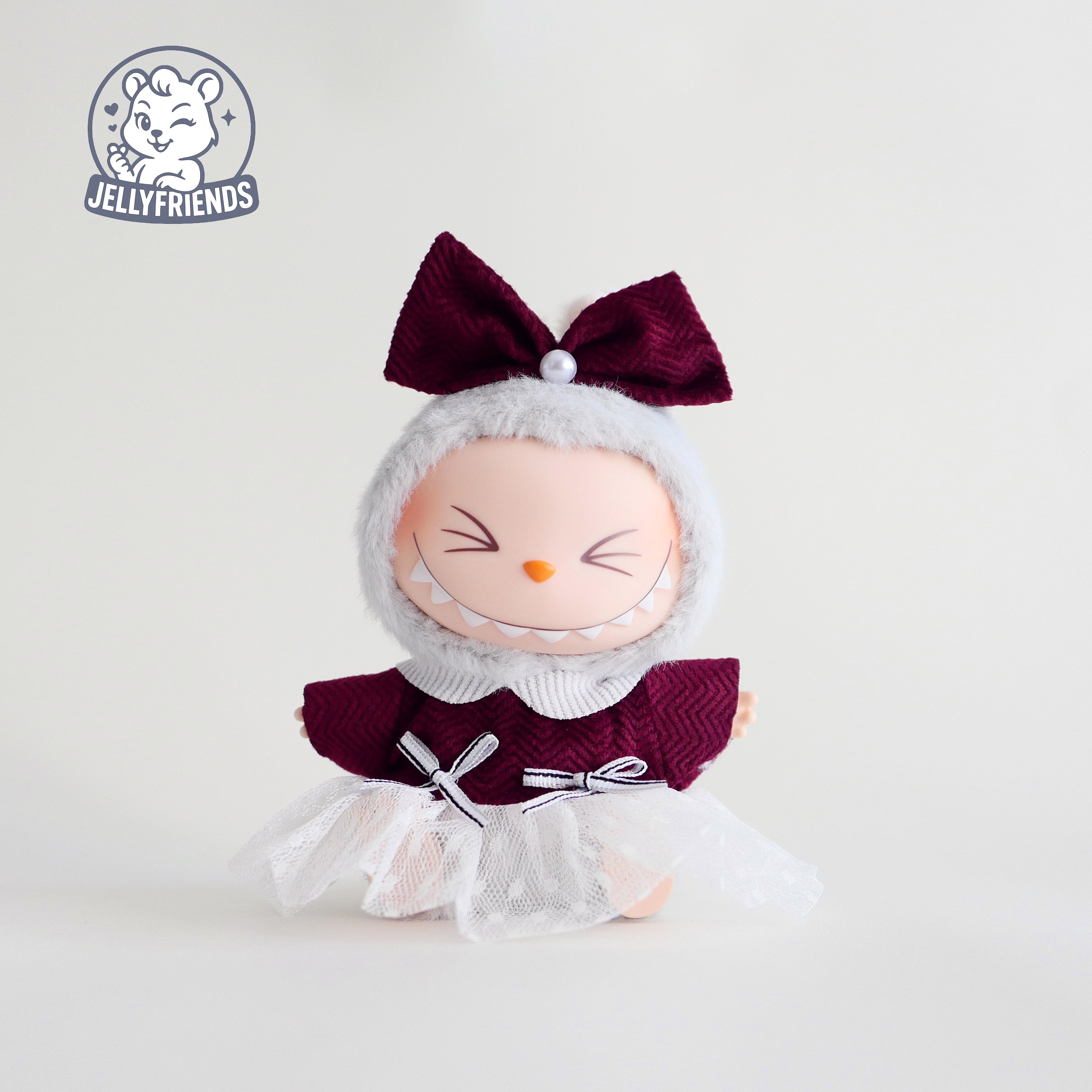 Berry Velvet Princess Set for Labubu