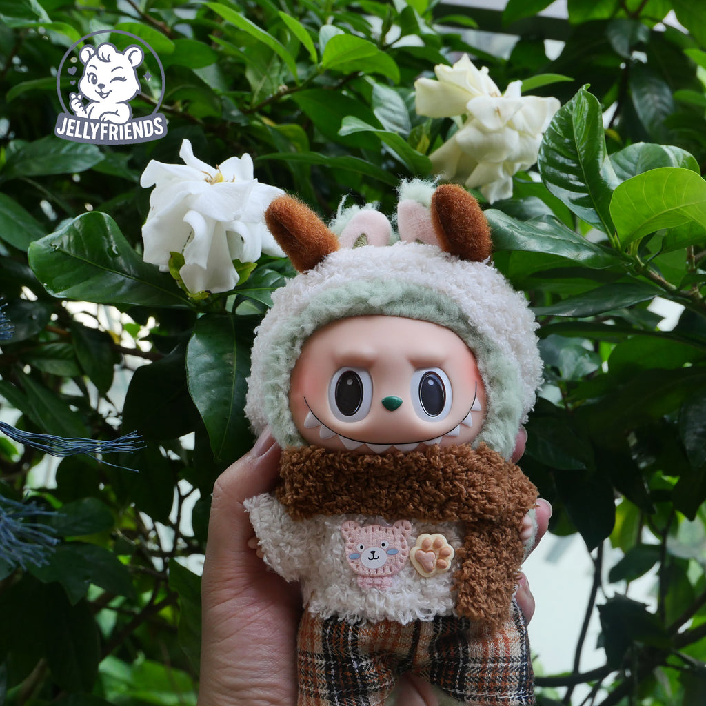 Autumn Forest Bear Set for Labubu