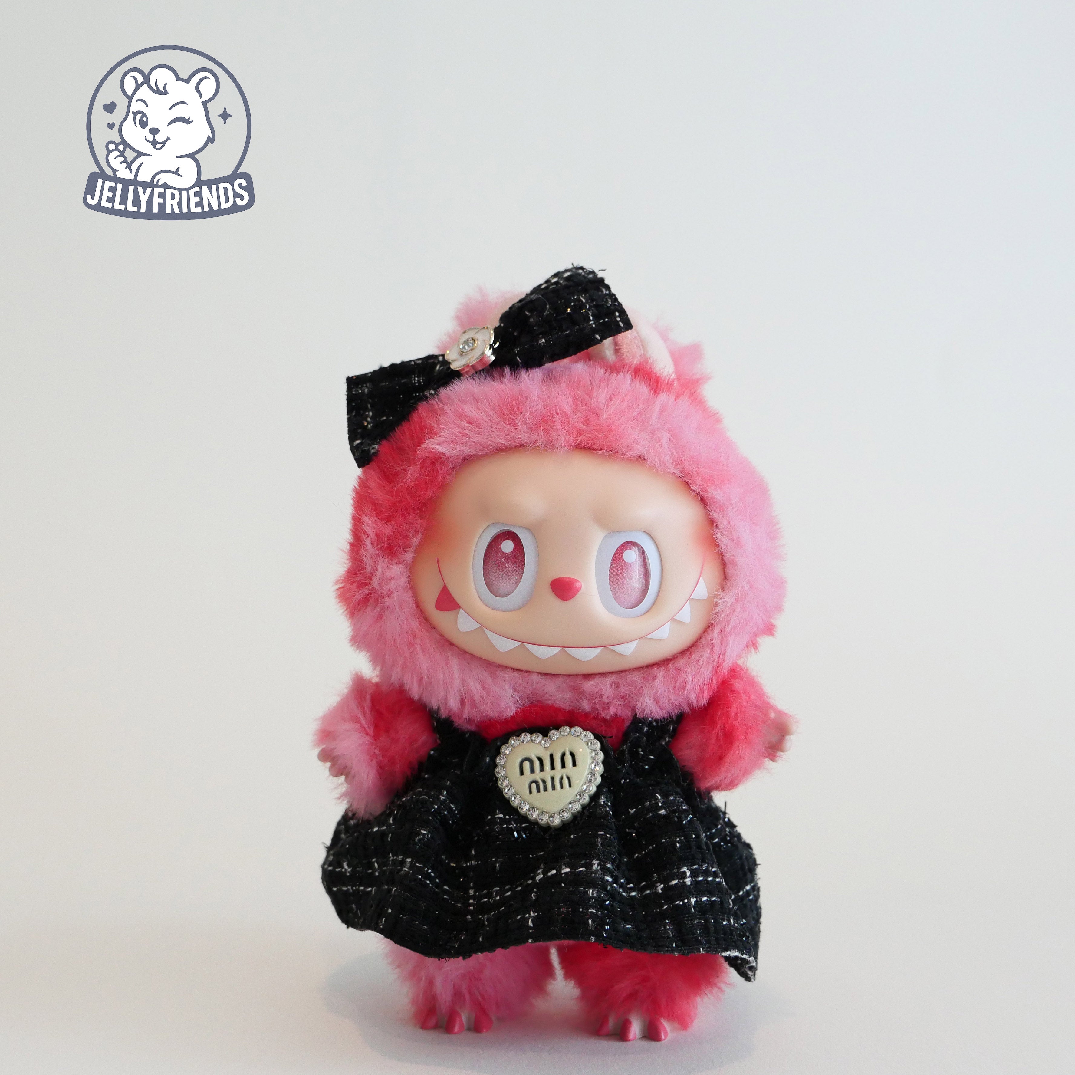 Tweed Dress for Labubu