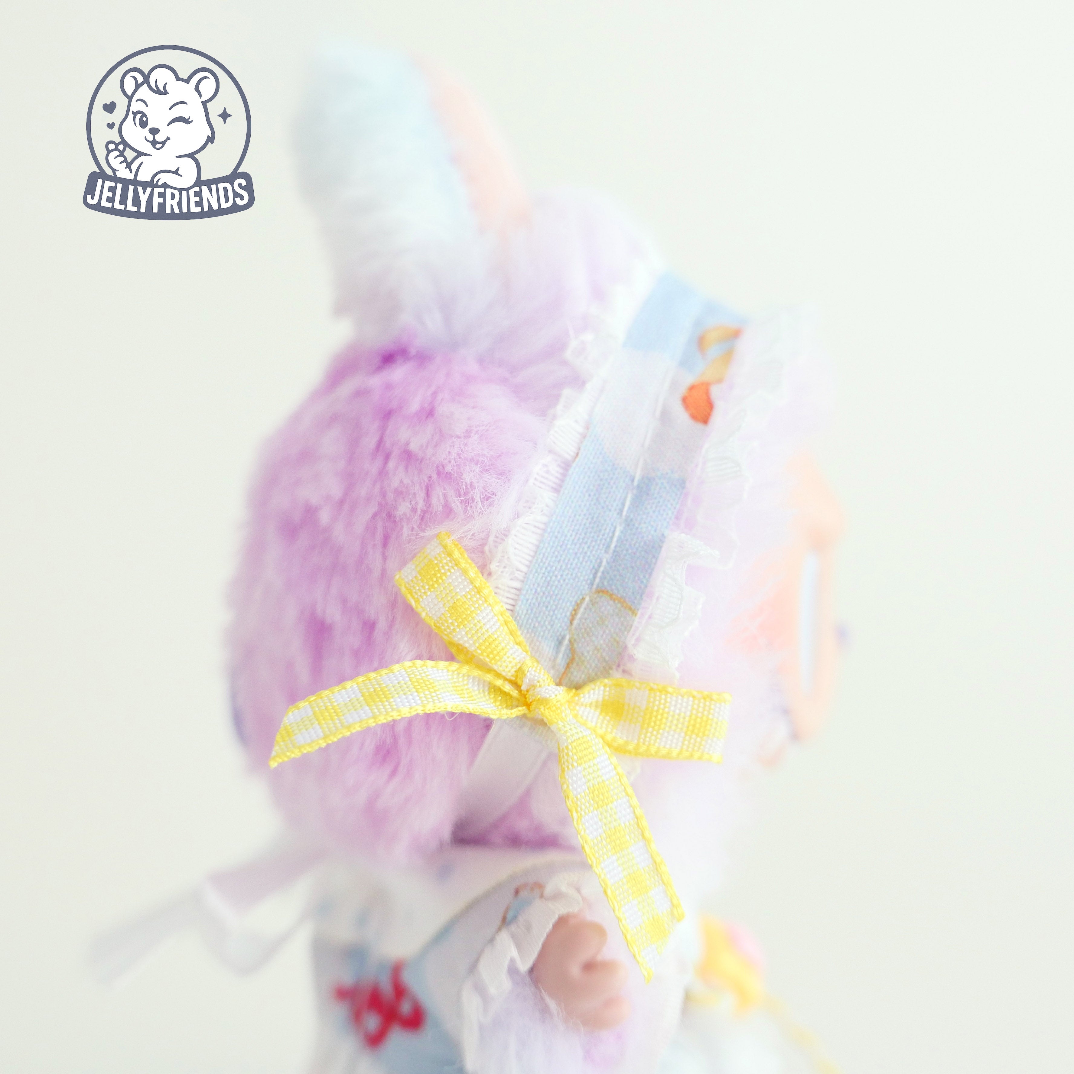 Blue Bunny Garden Dress Set for Labubu