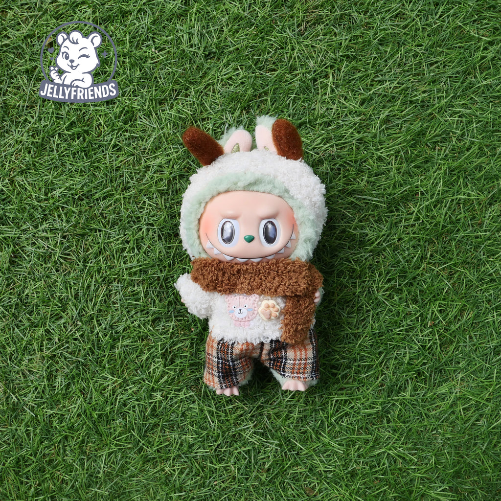 Autumn Forest Bear Set for Labubu