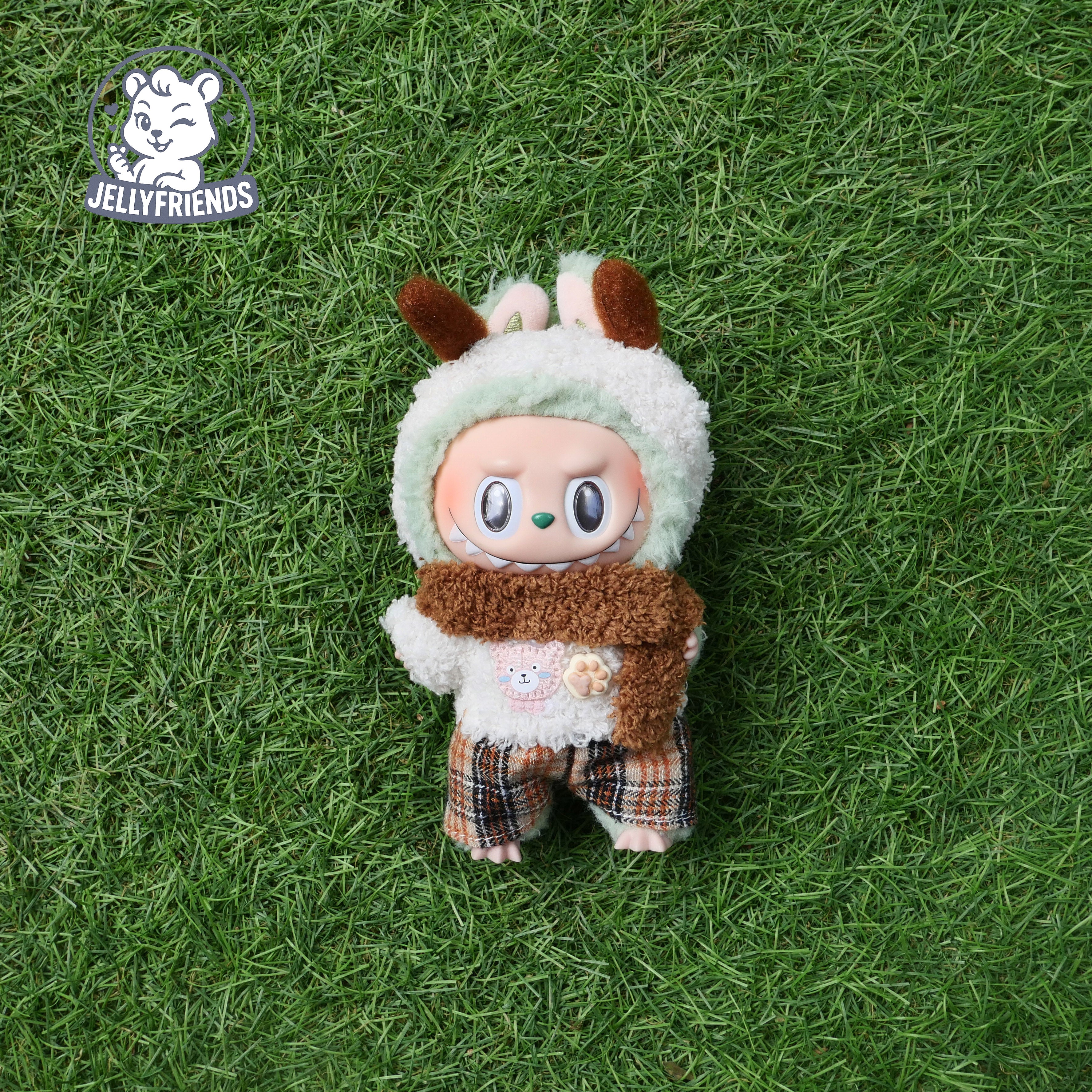 Autumn Forest Bear Set for Labubu