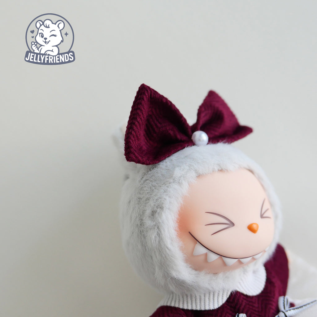 Berry Velvet Princess Set for Labubu