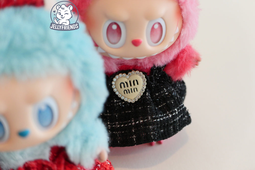 Tweed Dress for Labubu