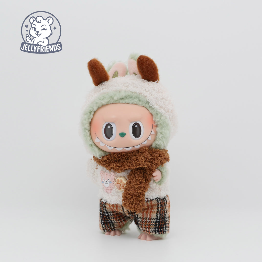 Autumn Forest Bear Set for Labubu