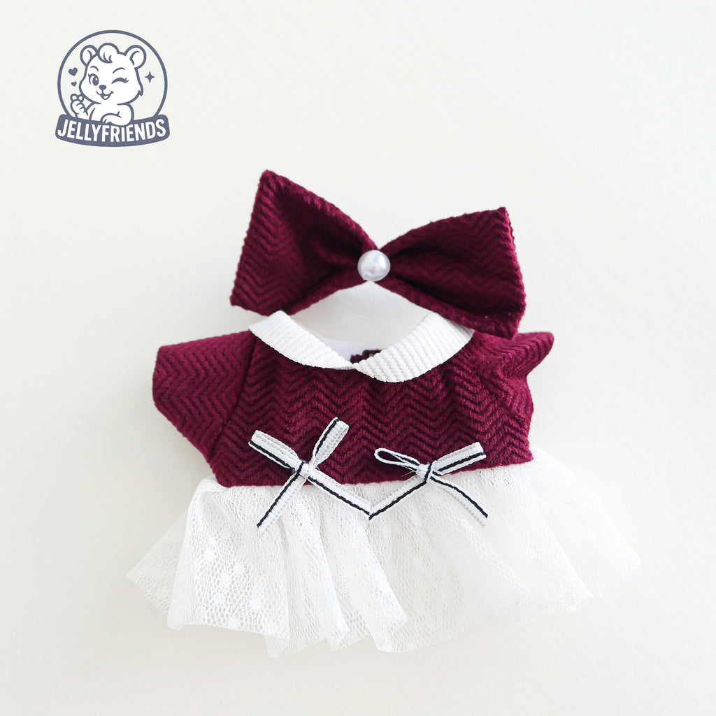 Berry Velvet Princess Set for Labubu