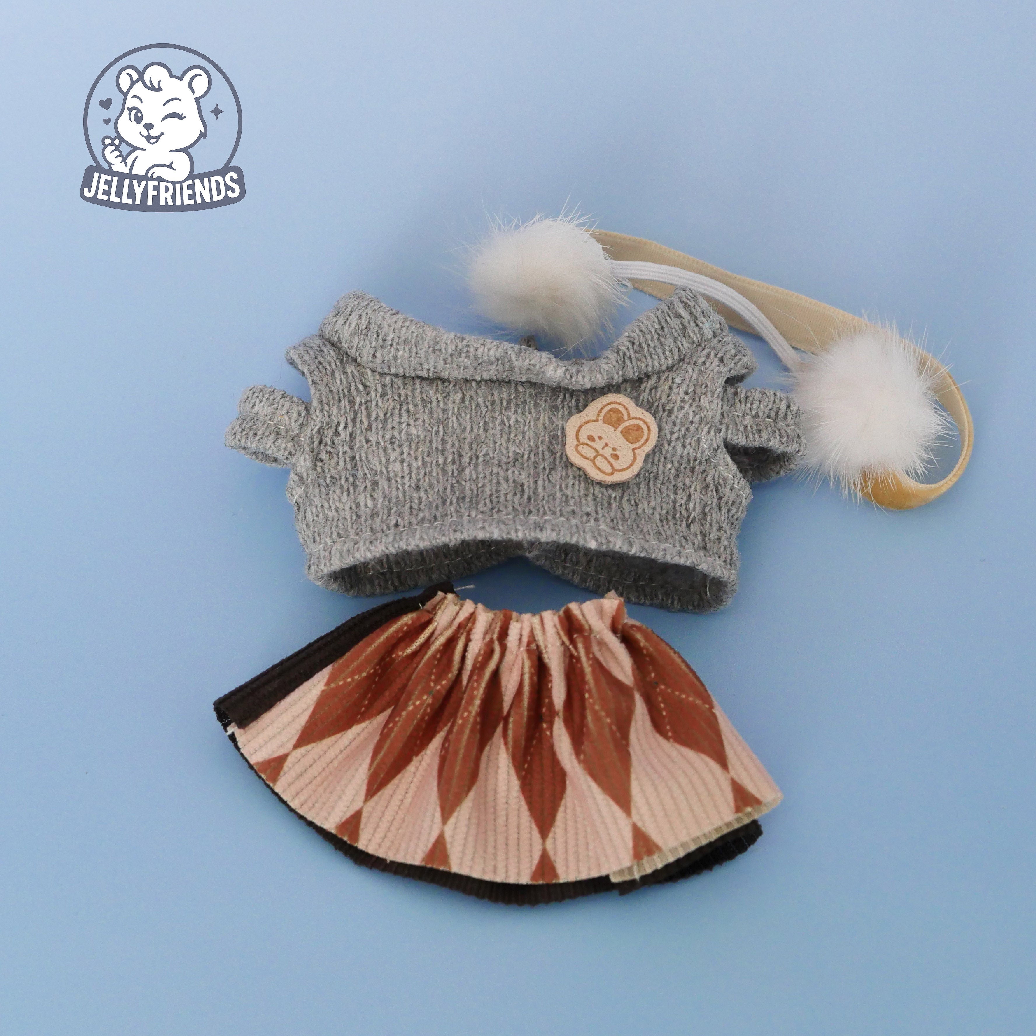 Cozy Winter Outfit for Labubu / Plushie