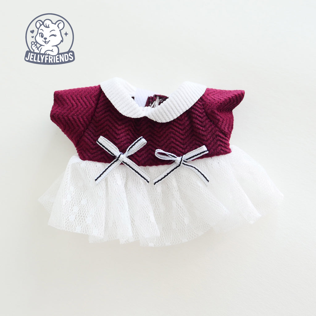 Berry Velvet Princess Set for Labubu