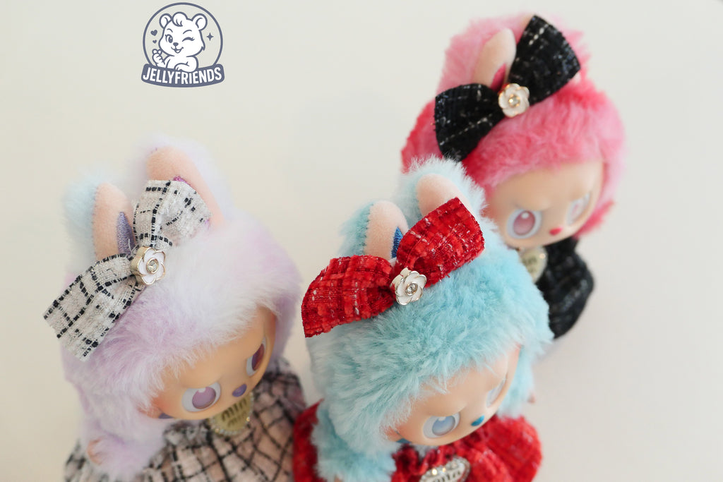 Tweed Dress for Labubu