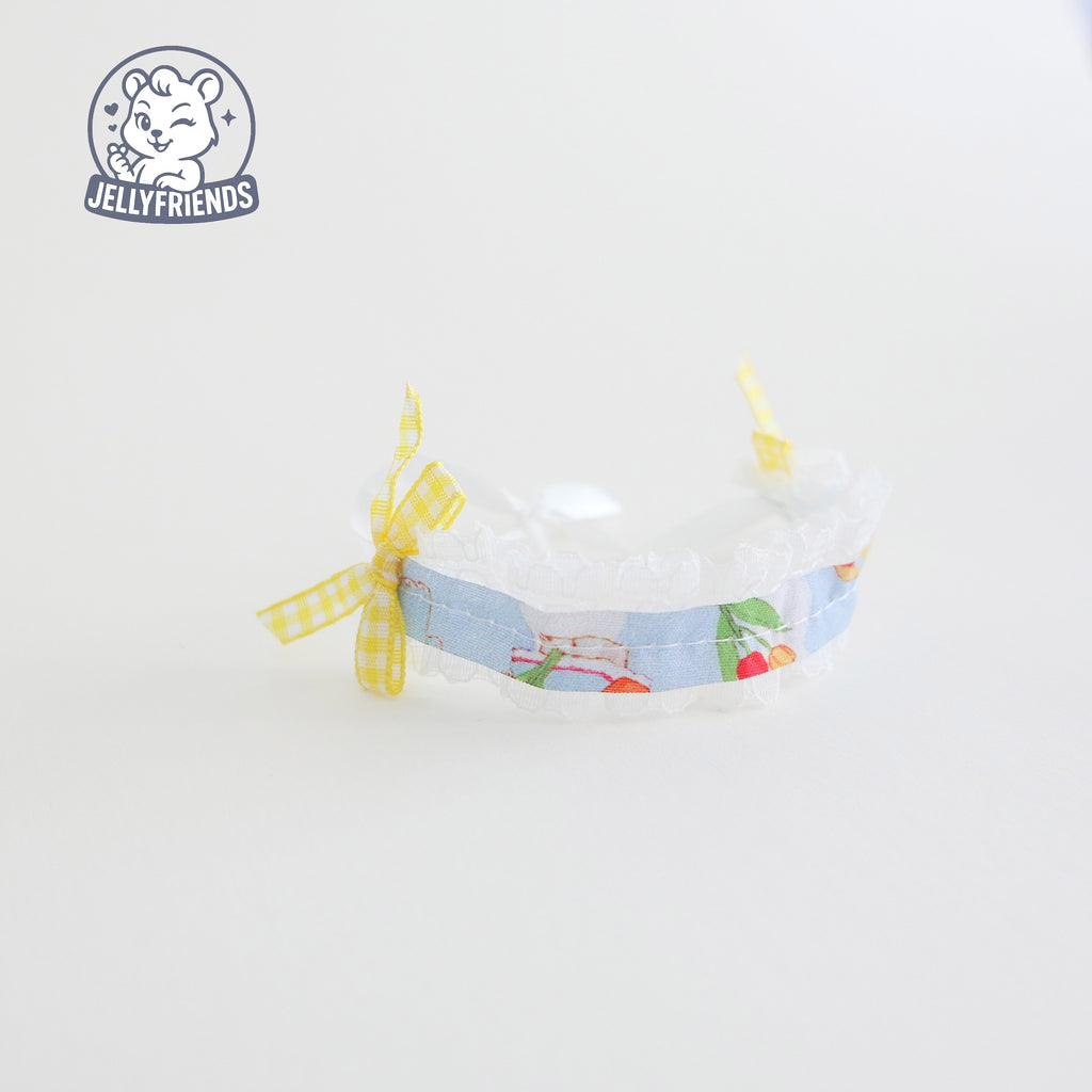 Blue Bunny Garden Dress Set for Labubu