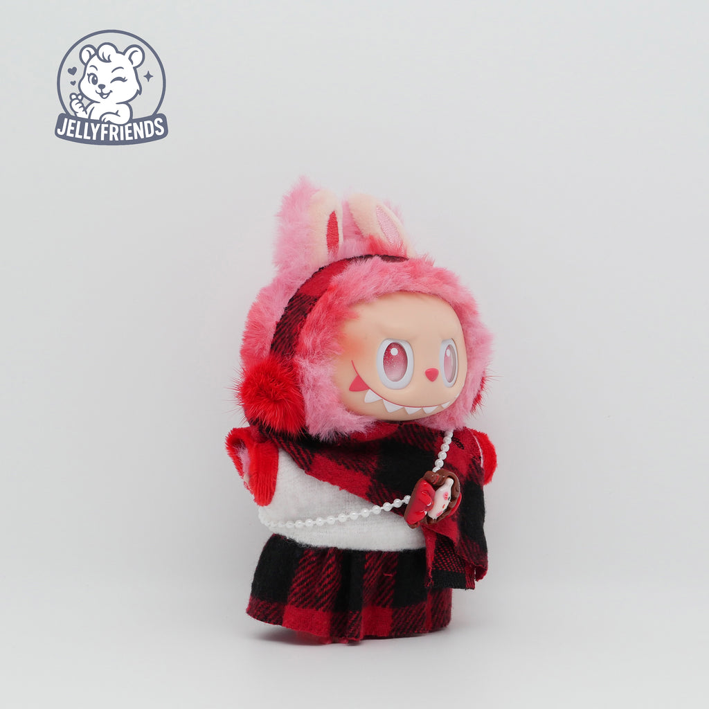 Berry Cozy Outfit Set for Labubu