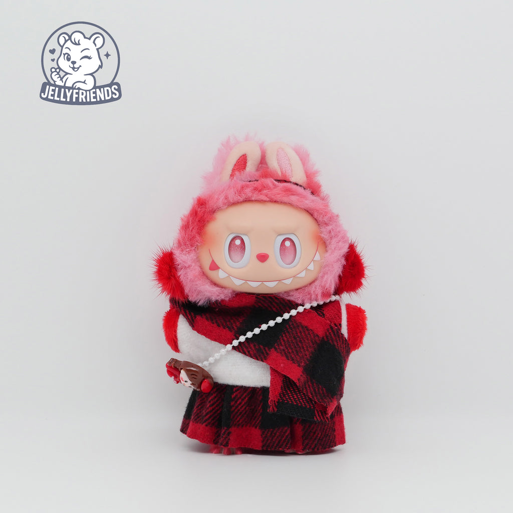 Berry Cozy Outfit Set for Labubu