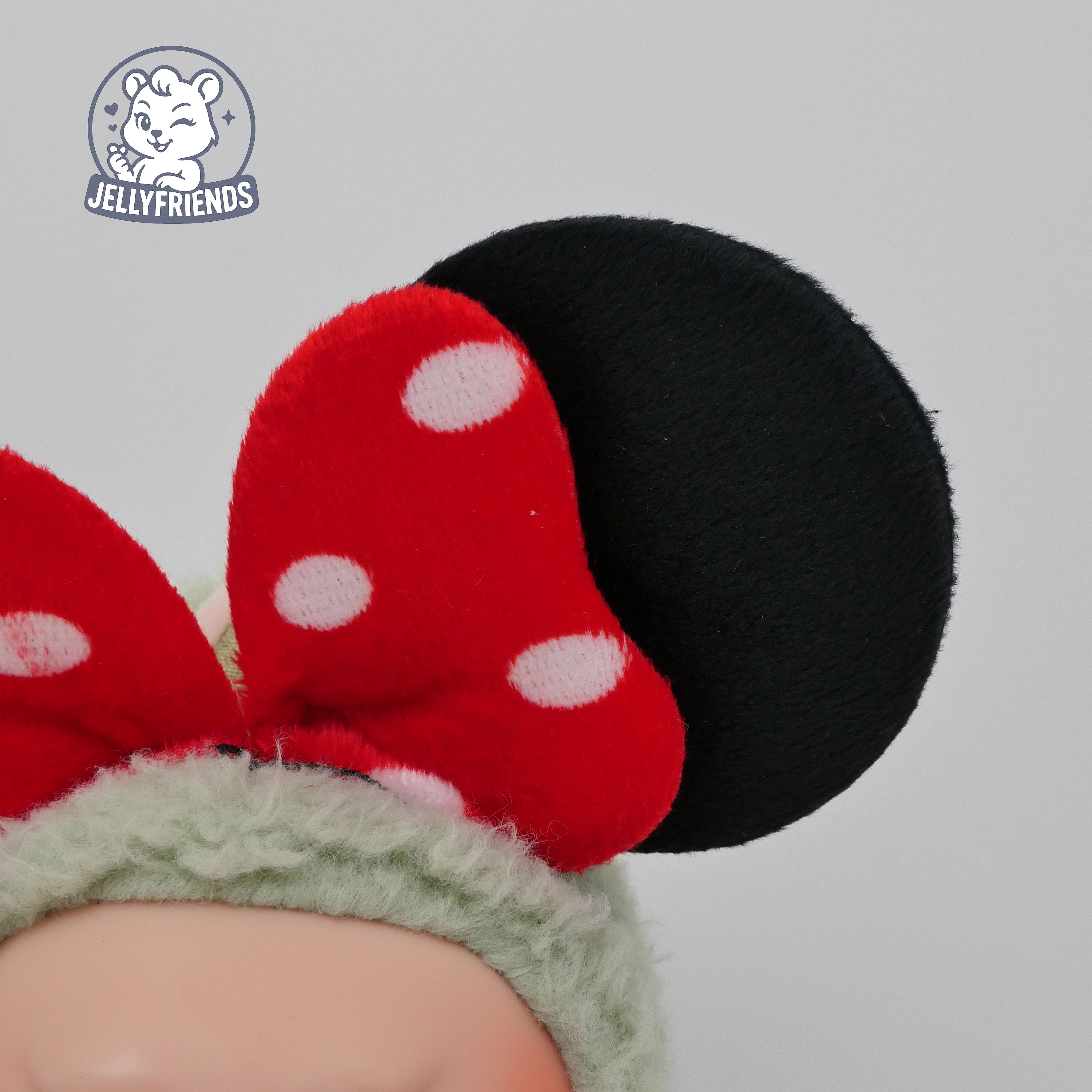 Polka Minnie-Inspired Outfit Set for Labubu